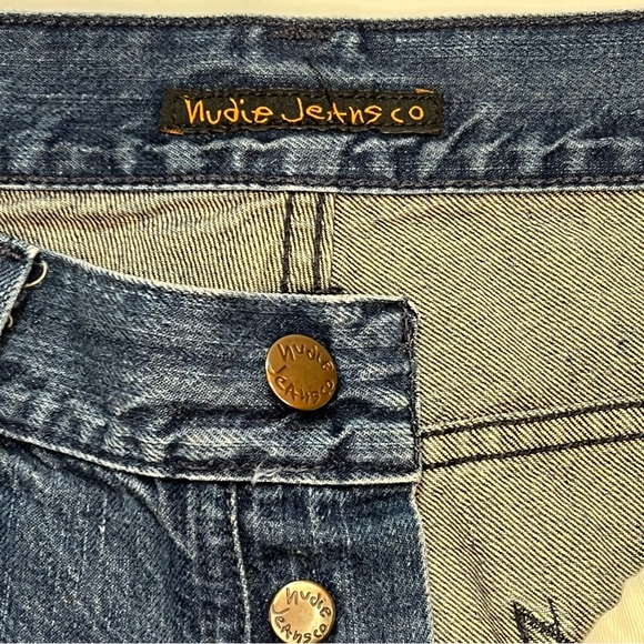NUDIE Average Joe NJ1695 Organic Denim 32W 32L - Picture 3 of 13
